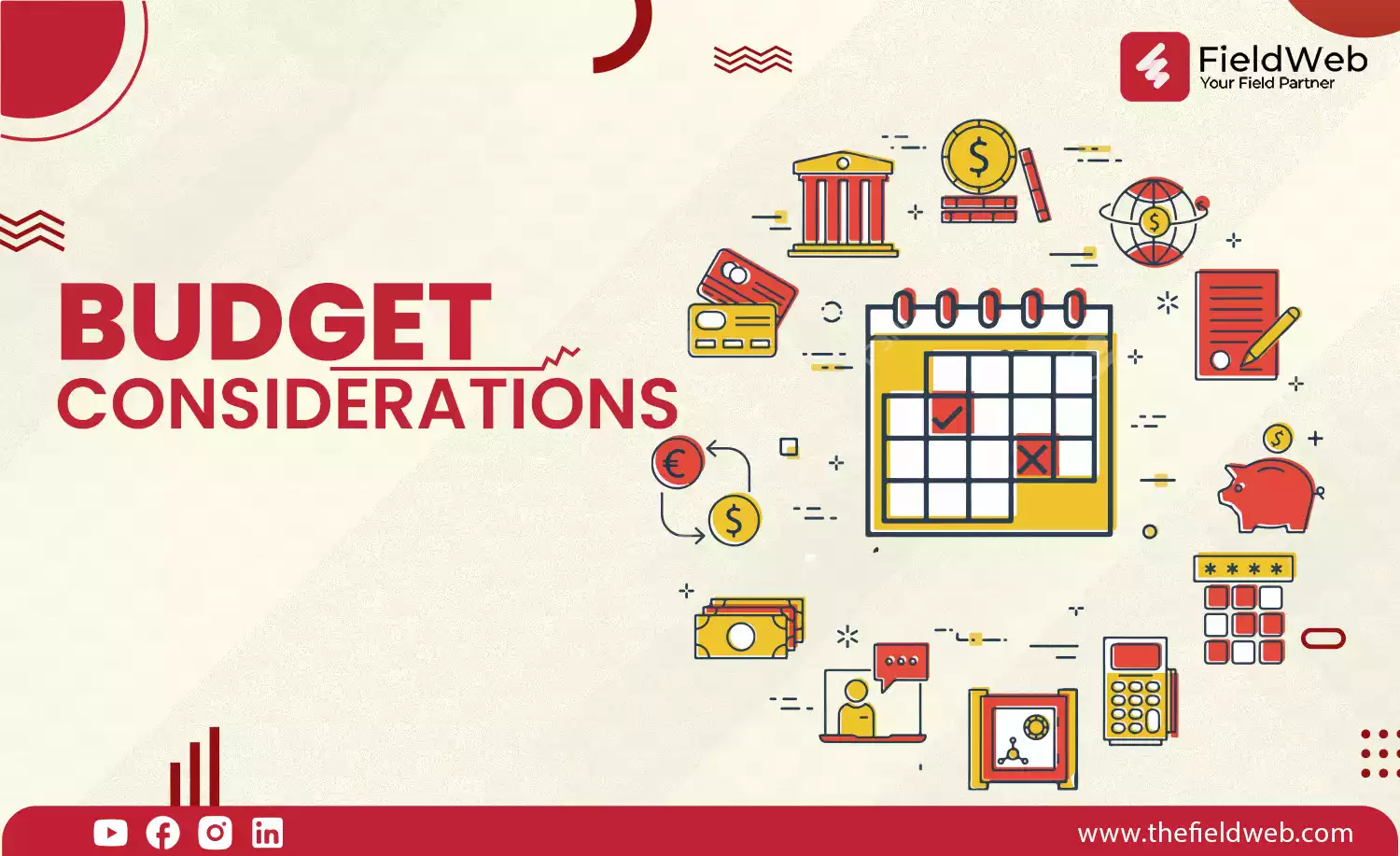 image is dishplaying budget considerations in field service management software in one app