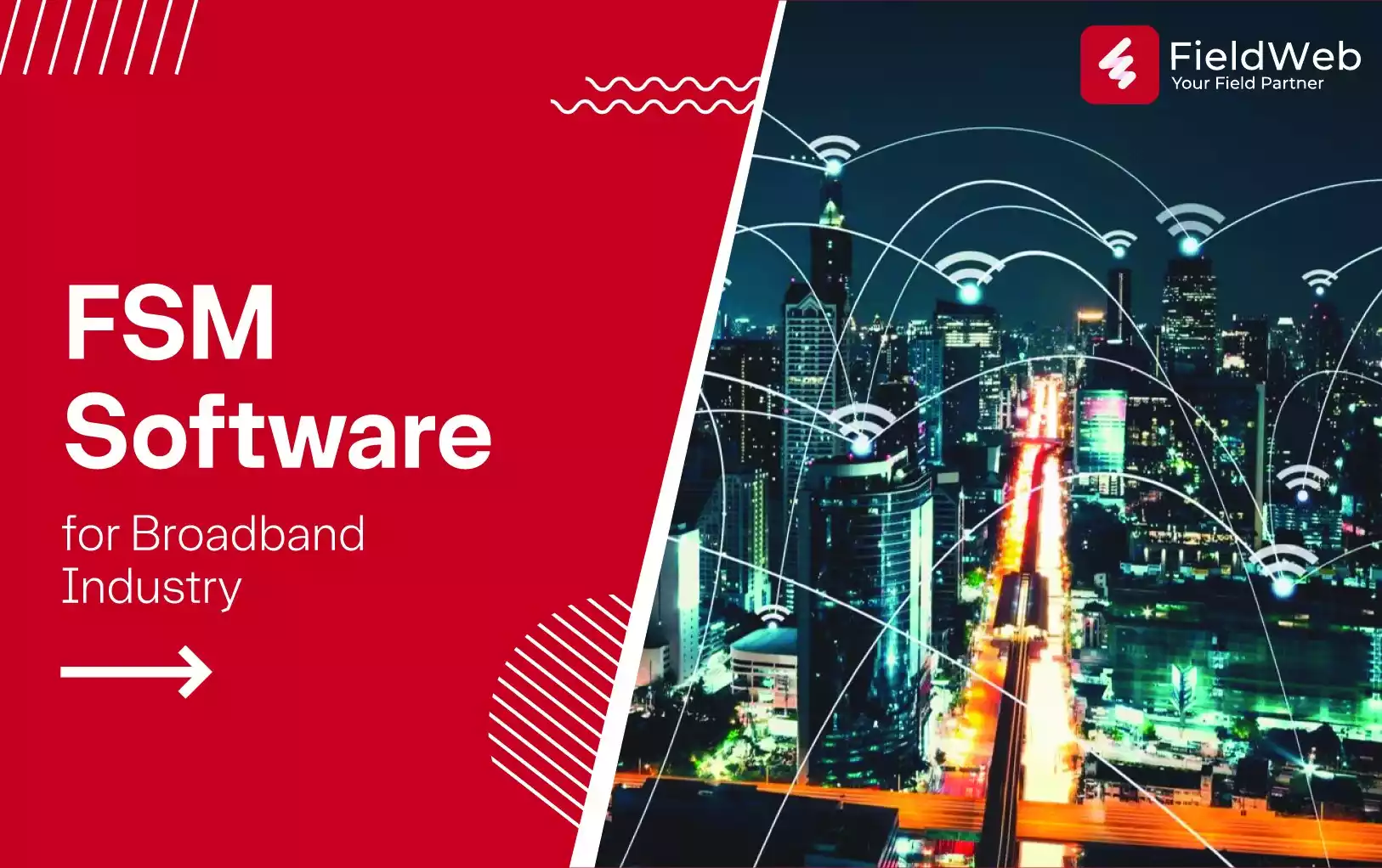 A high-class cityscape showcases luxurious residential buildings interconnected by sleek, modern Wi-Fi lines, illustrating seamless connectivity.