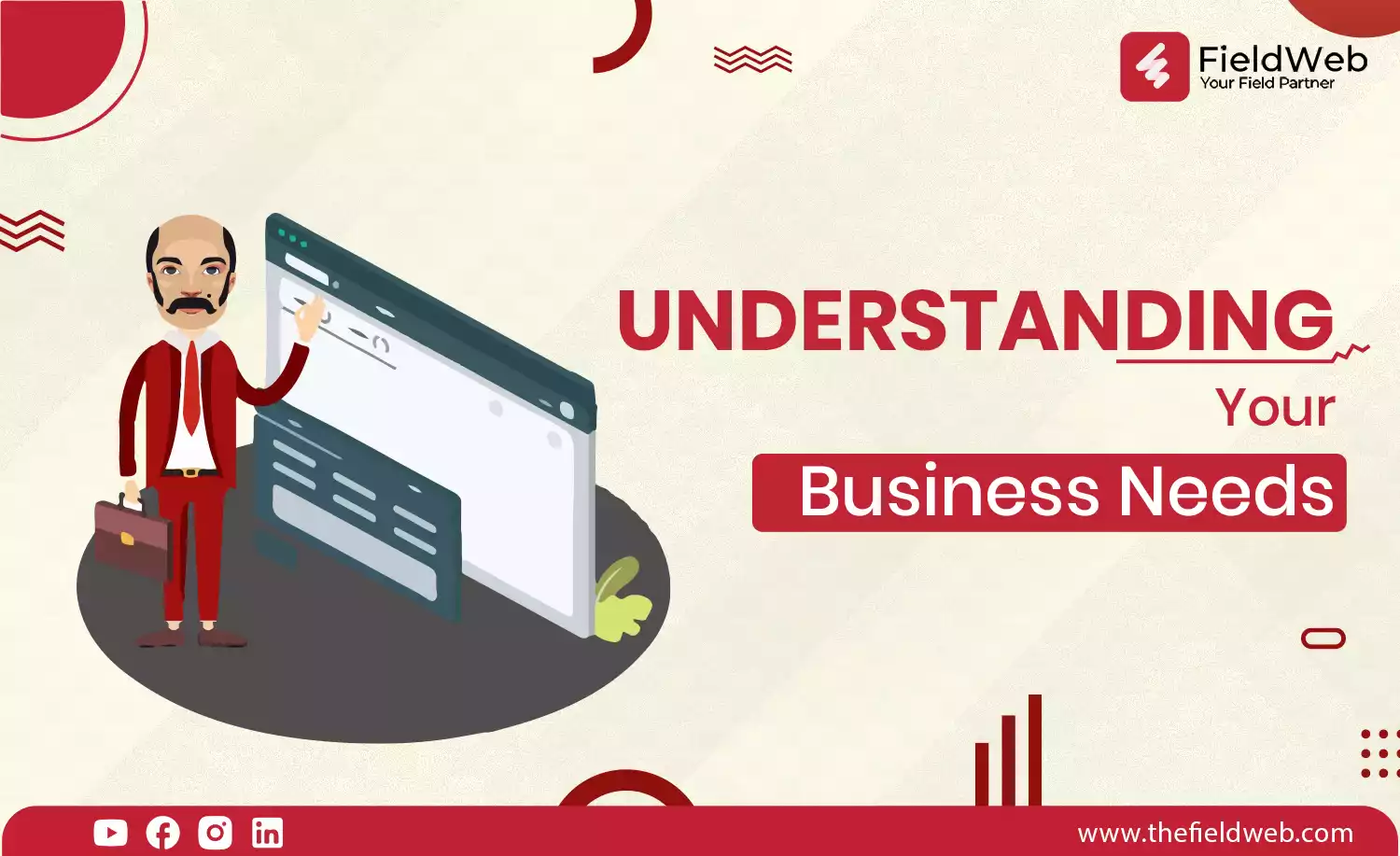 fieldweb mascot showing field service management software for business needs